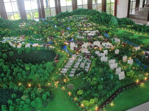 康县康县沙盘模型