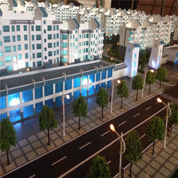 民勤康县楼盘模型