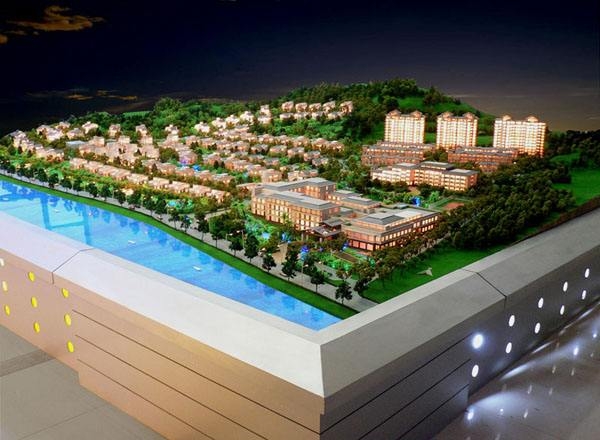 北京康县康县沙盘模型